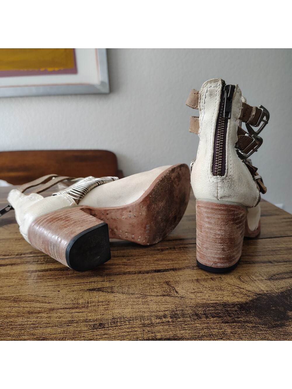 Freebird by Steven Scarlett Leather Western Boho Shoes Women’s Size US 7 - Picture 5 of 5